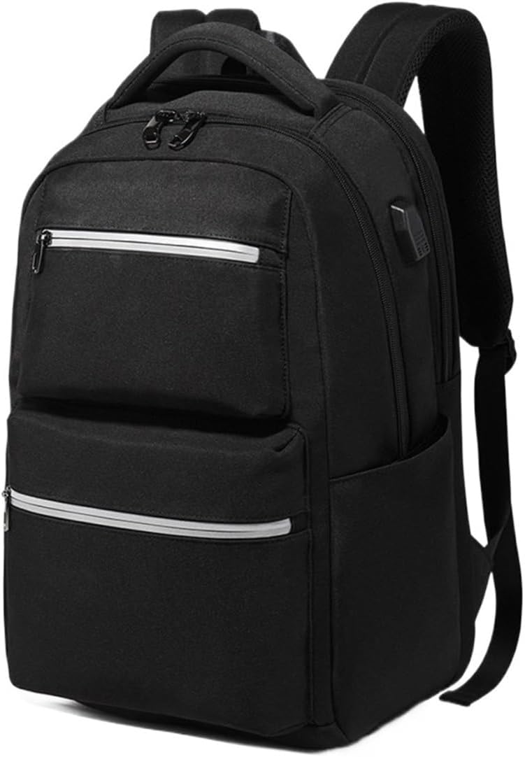 Backpack for Men Durable Waterproof Laptop Backpack for Men and Women Anti Theft Business Travel School Bag(Black)