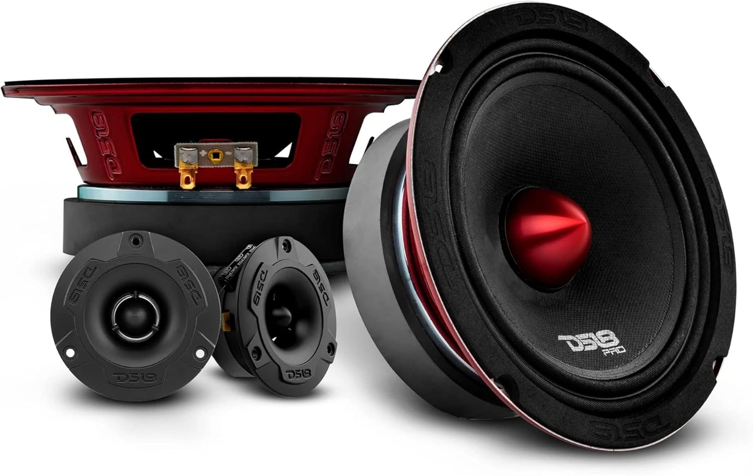DS18 Mid and High Car Speaker Package - 2X 6.5