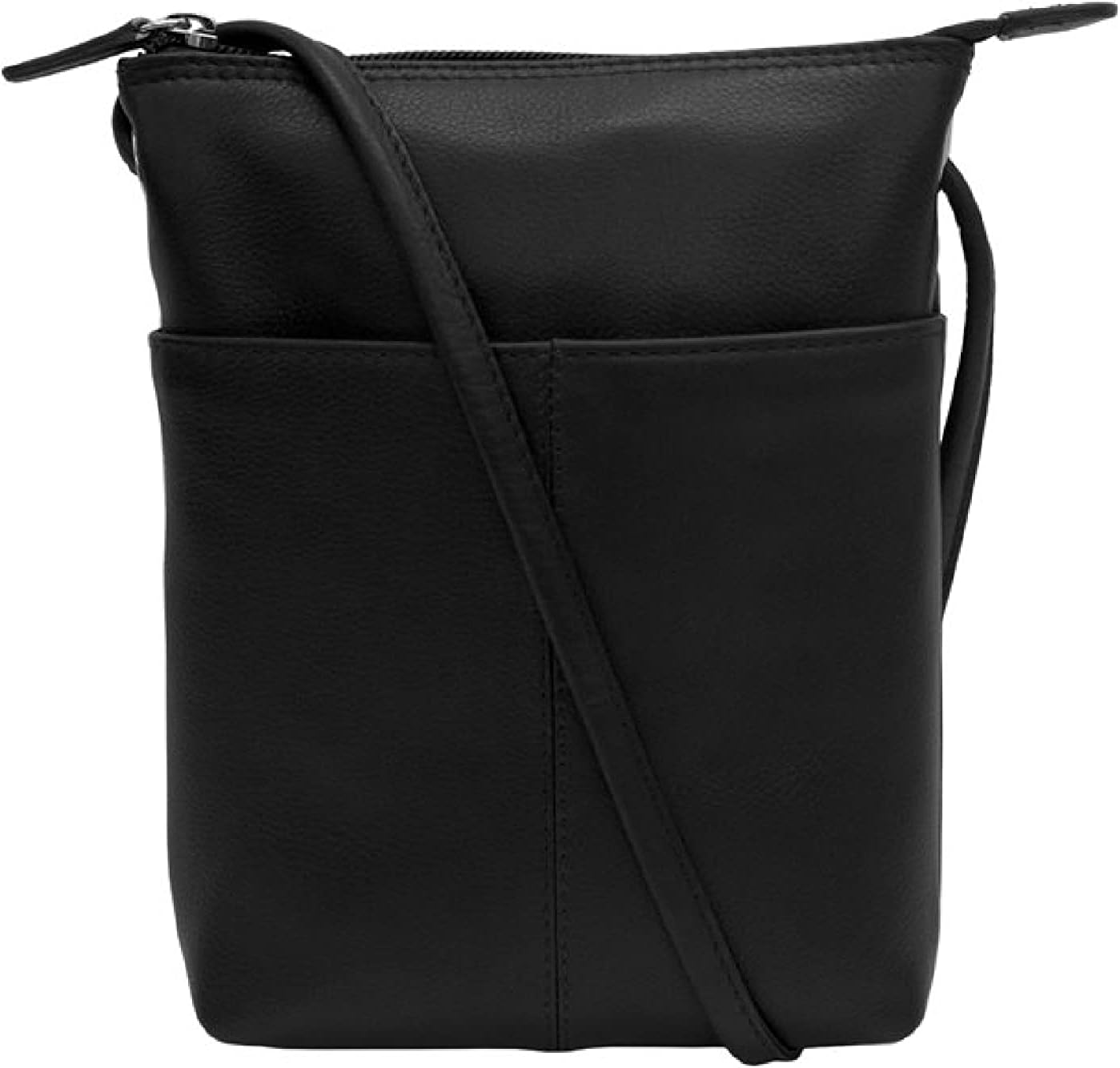 ili New York Leather Mini Sac Crossbody - Genuine Leather Crossbody Bags for Women with RFID Blocking, Adjustable Strap