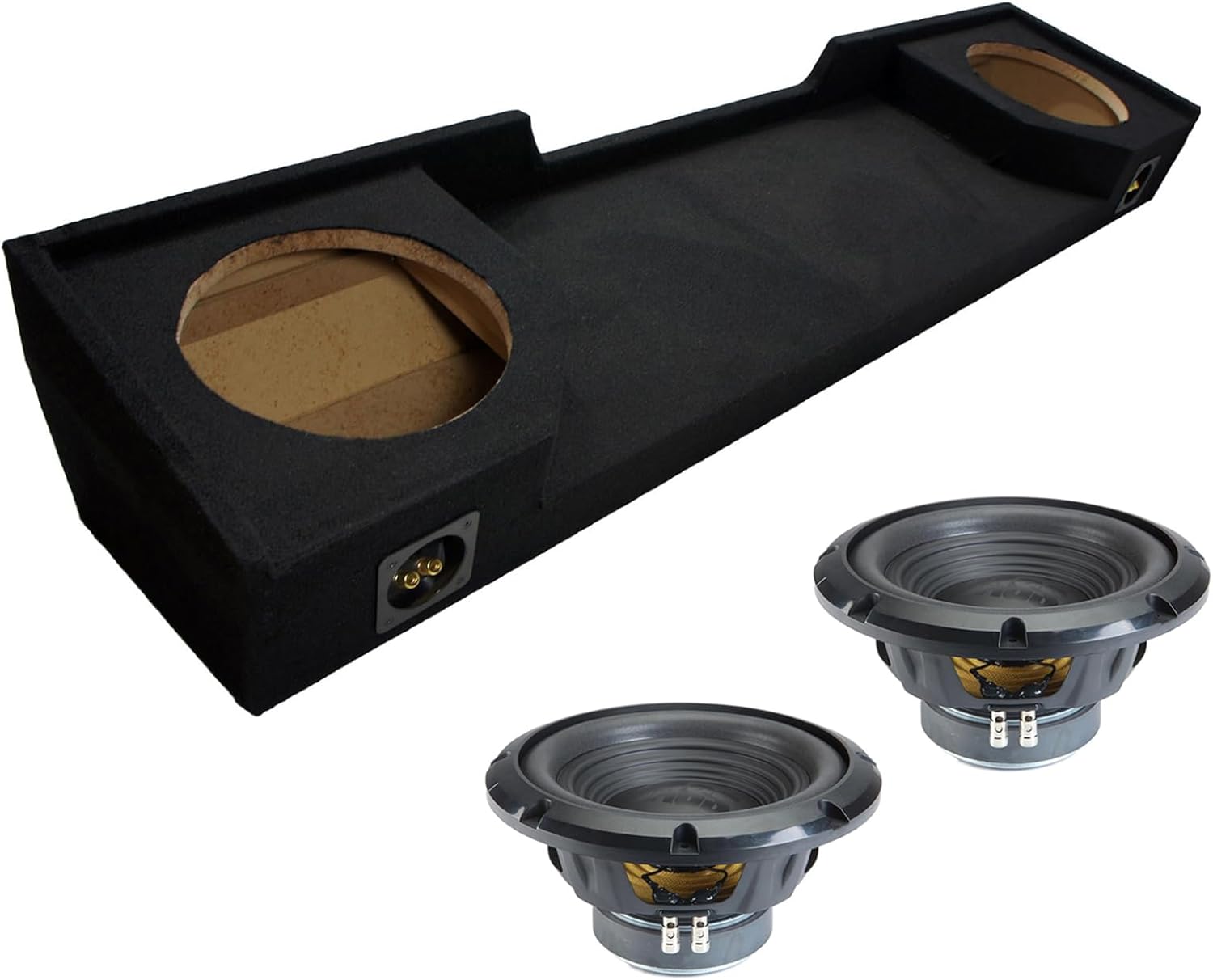 Alpine Compatible with 1988-1998 Chevy C/K Extended Cab Sealed Dual 10