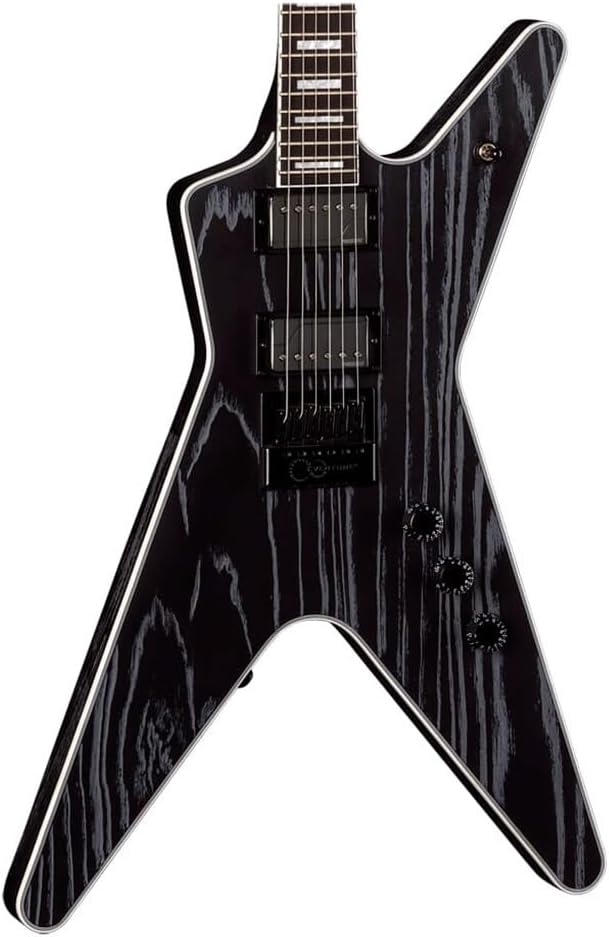 Dean Custom Run #16 ML Electric Guitar - Sand Blasted Grey