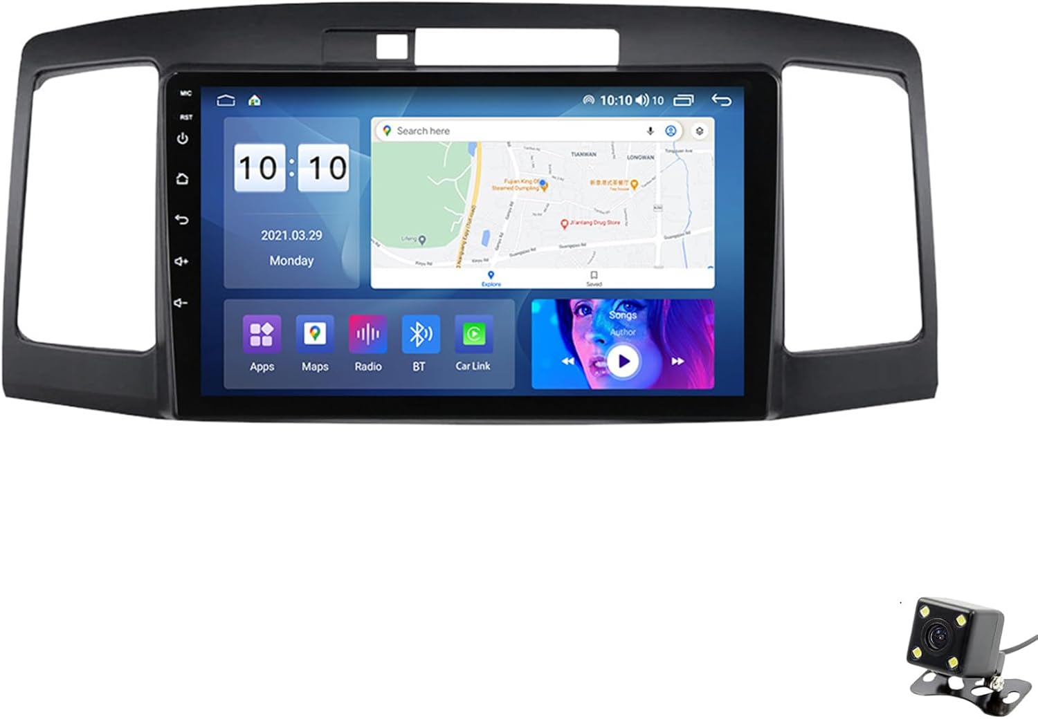 ADMLZQQ Double Din Car Stereo Multimedia with Bluetooth and 9