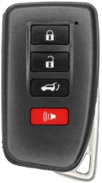 Replcament Smart Key Fob Compatible with Lexus NX300 NX300h 2015-2020 FCC HYQ14FBA (AG Board 2110) Part Number 89904-78470 8990478470