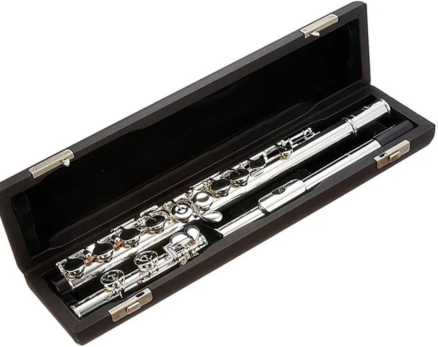 Woodwind Instruments Flute Silver-plated 17-key Flute Open-hole C Tone