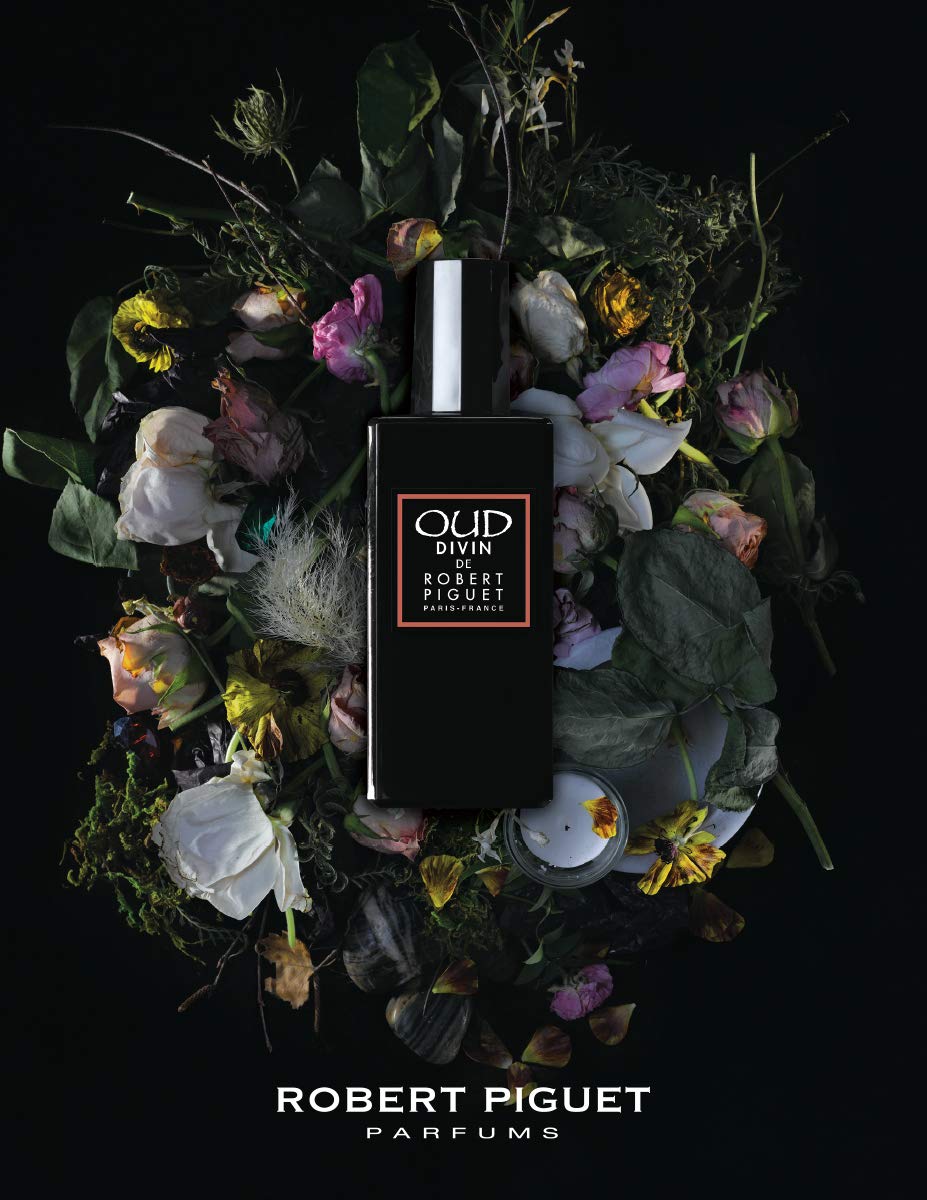 Robert Piguet Oud Divin Eau de Parfum Spray - Unisex Oriental Perfume with Notes of Coffee, Tonka Bean & Vetiver - Made in France, 3.4 Fl Oz