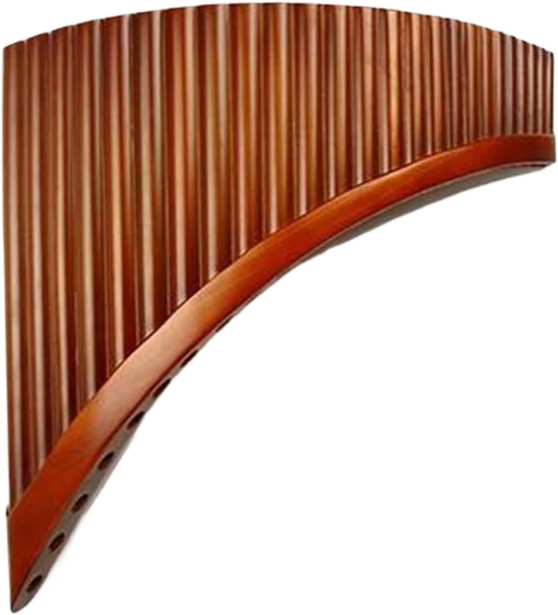 25 Pipes C/G Key PanFlute Pan Pipes Woodwind Instrument Chinese Traditional Musical Instrument (Color : Right-C)