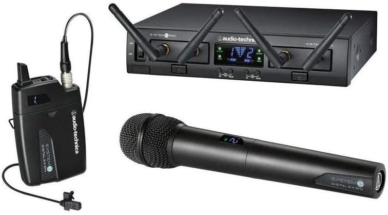 Audio-Technica System 10 Pro Digital Wireless Digital Lavalier/Handheld Combo (ATW-1312/L)