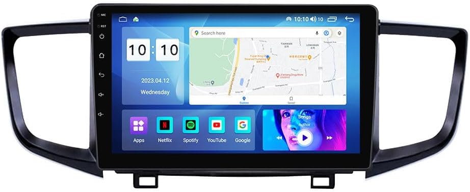 Android Car Stereo for Honda Pilot 2016-2019,10 inch IPS Touchscreen with Upgrade Wireless CarPlay & Android Auto,WiFi/GPS,Support SWC and Subwoofer,8-Core 8G+256G
