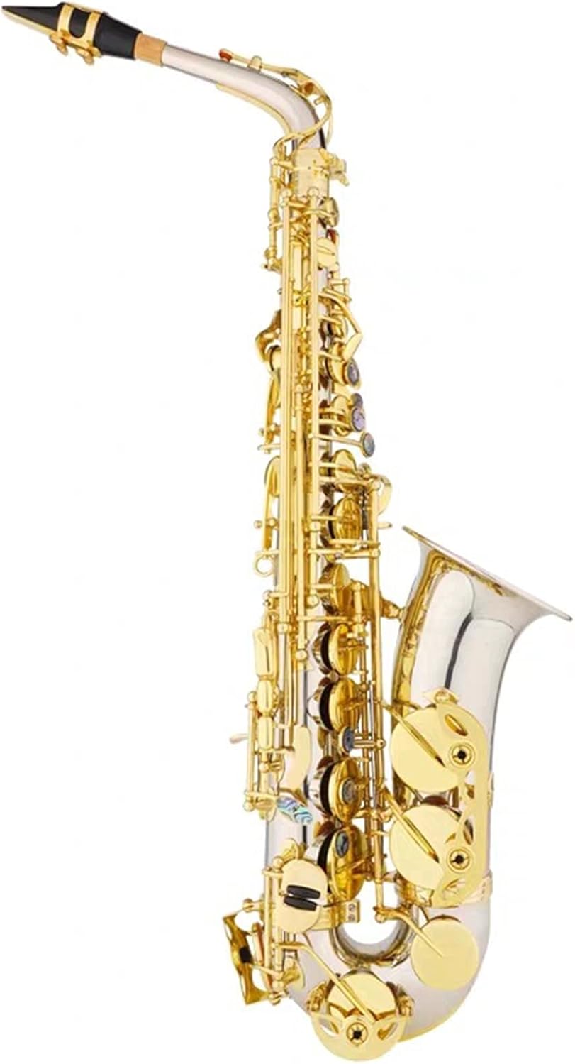 Professional Saxophone E Flat Alto Saxophone Wind Instrument Cupronickel Saxophone Beginners to Play Saxophone Brass Sax Beginners Kit