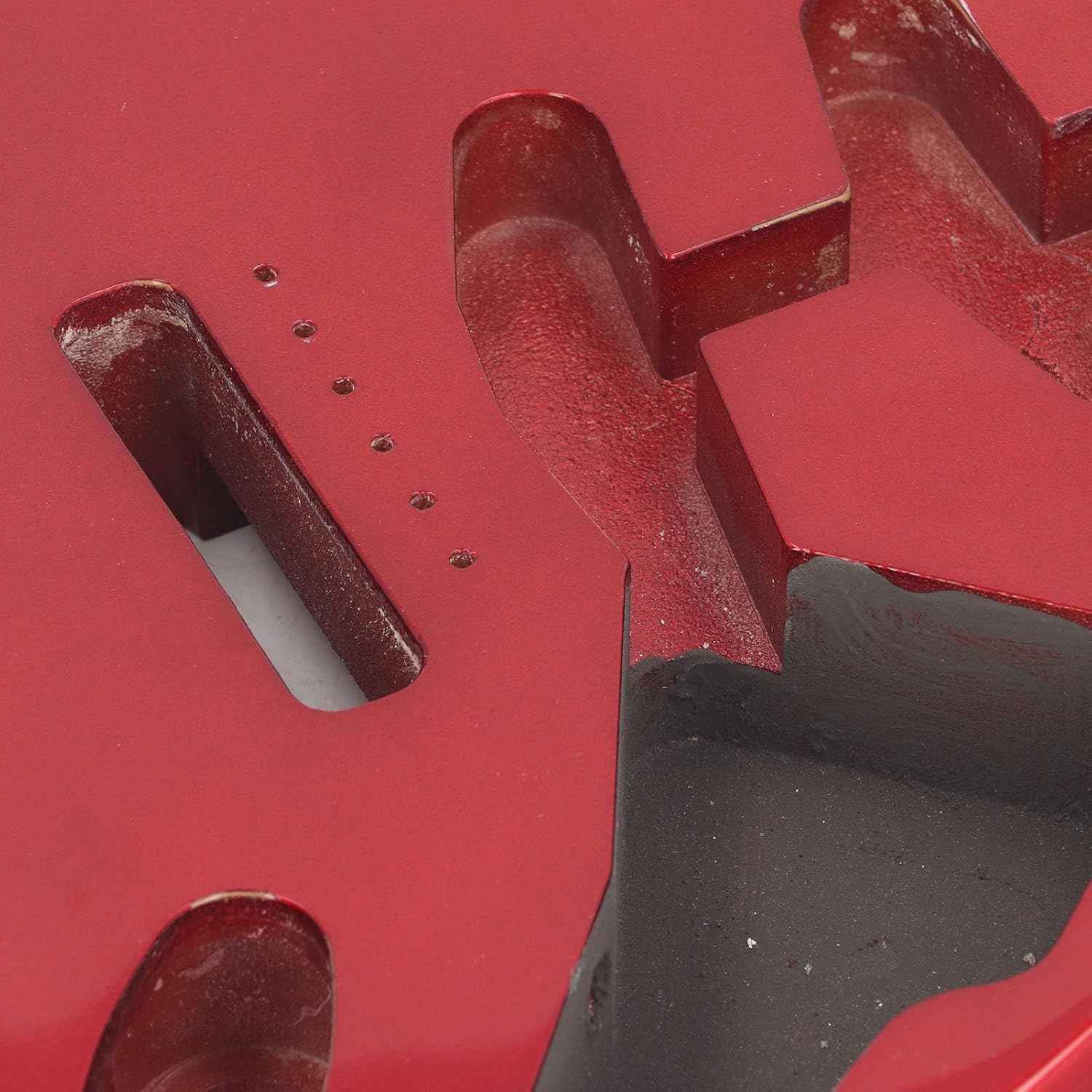 Electric Guitar Body, With SSS Wiring Way Design, Wooden Electric Guitar Body with High Gloss Finish for ST (GSB12ST Red