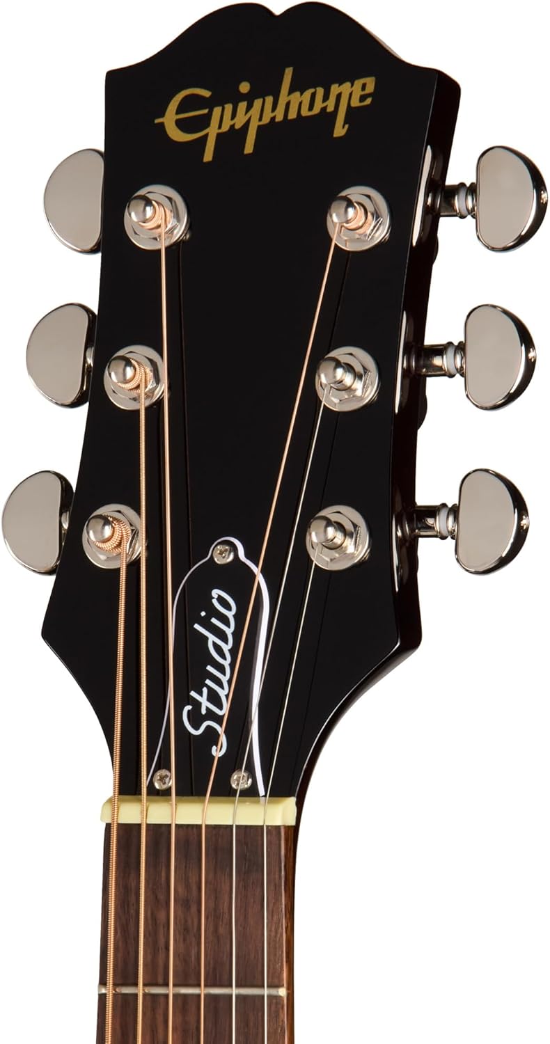 Epiphone J-45 Studio EC Acoustic Electric, Vintage Sunburst with Bag