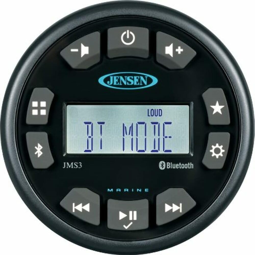 Jensen JMS3RTL Stereo w/AM/FM/BT - Single Zone