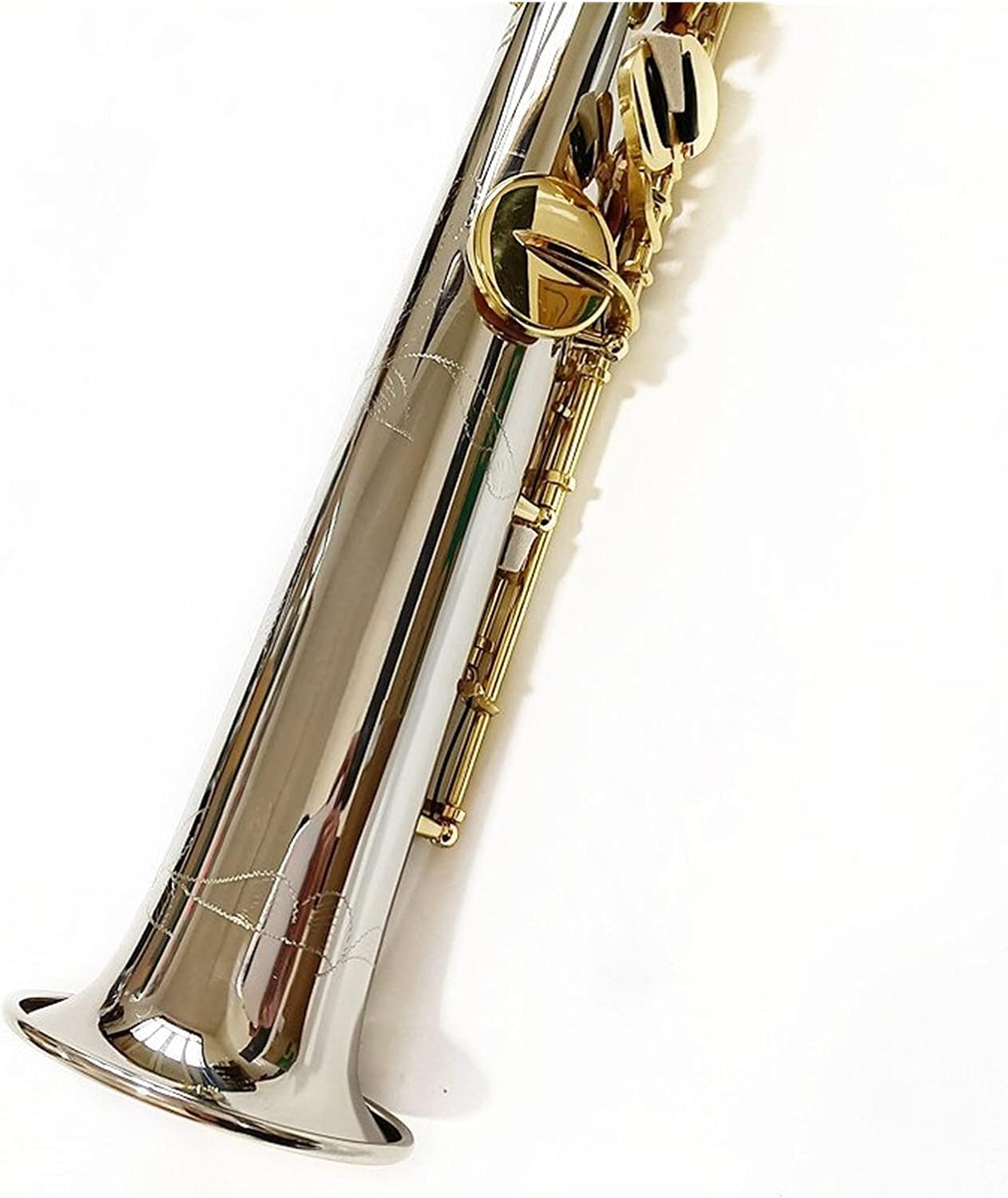 Sax Beginners Kit Saxophone Saxophone Nickel Plated B Fiat Saxophone Woodwind Music with Hard Case Wind Instrument