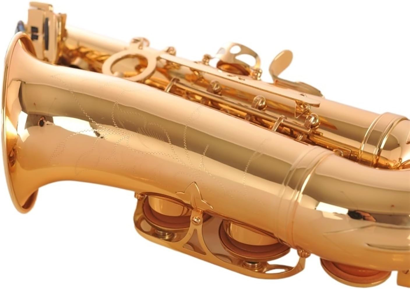 Golden Saxophone Alto Saxophone Woodwind Instrument In E Flat