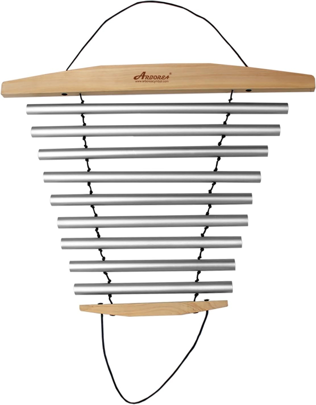 Handy Chime with Mallet for Relaxing Sound Bath Meditation Yoga Class Energy Refresh 9 Tone Swing Chime Sound Healing Instrument