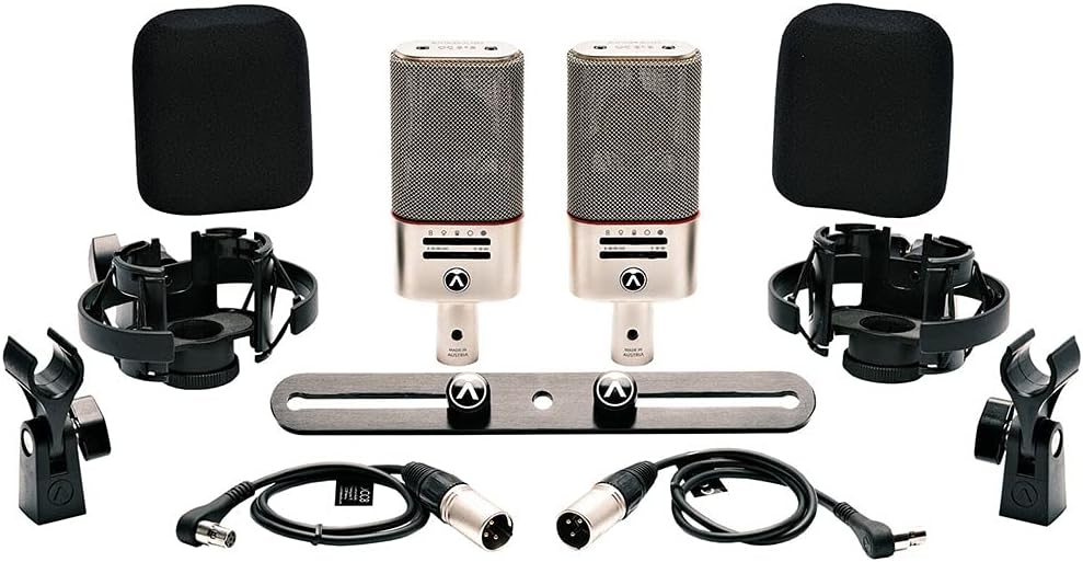 Austrian Audio OC818 Dual Set Plus Large-Diaphragm Multi-Pattern Condenser Microphones (Matched Pair)