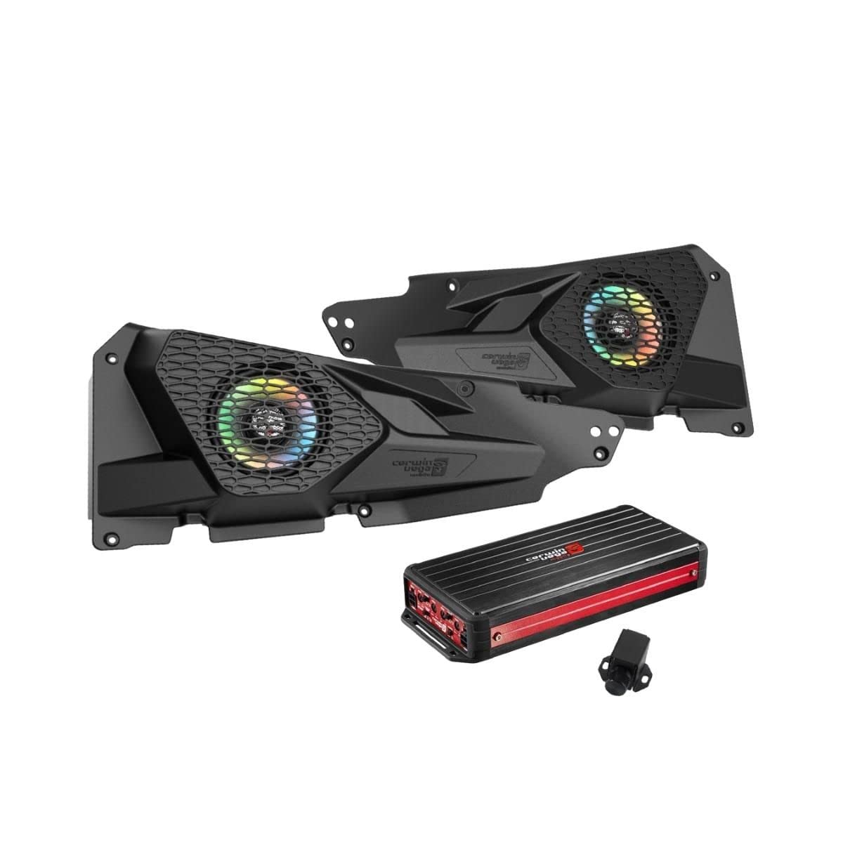 CERWIN-Vega! RXR Audio KIT – 360W RMS 4-Channel Waterproof Amplifier Car Audio Kit (RPMRZRKD21)