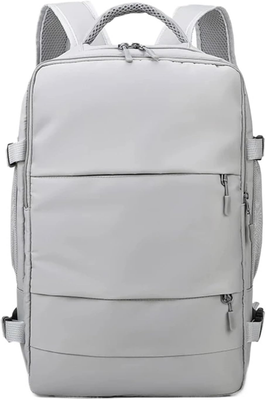 Casual Travel Backpack Women Large Capacity Waterproof Anti-Theft Casual Backpack Bag With Luggage Strap Laptop Backpack(Gray)