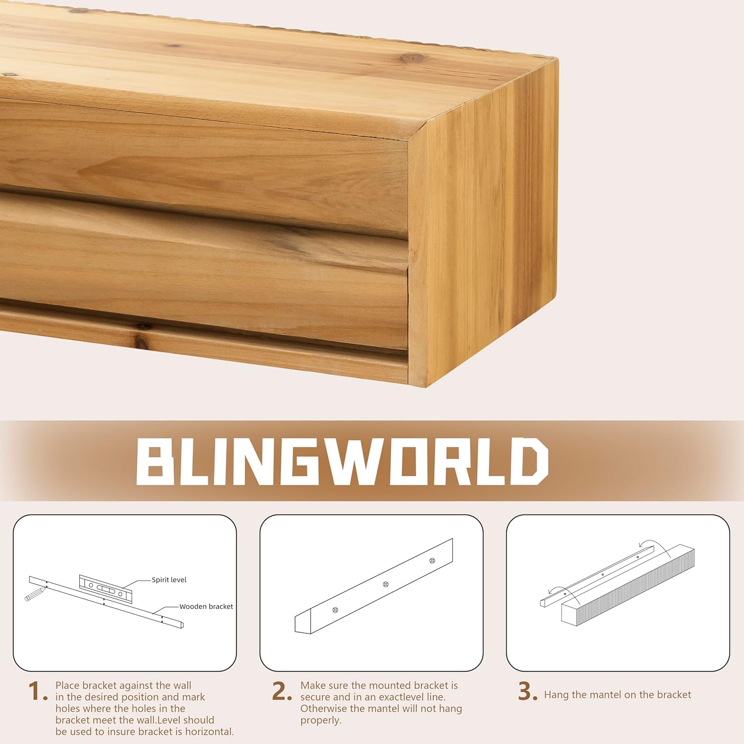 Fireplace Mantel, 60