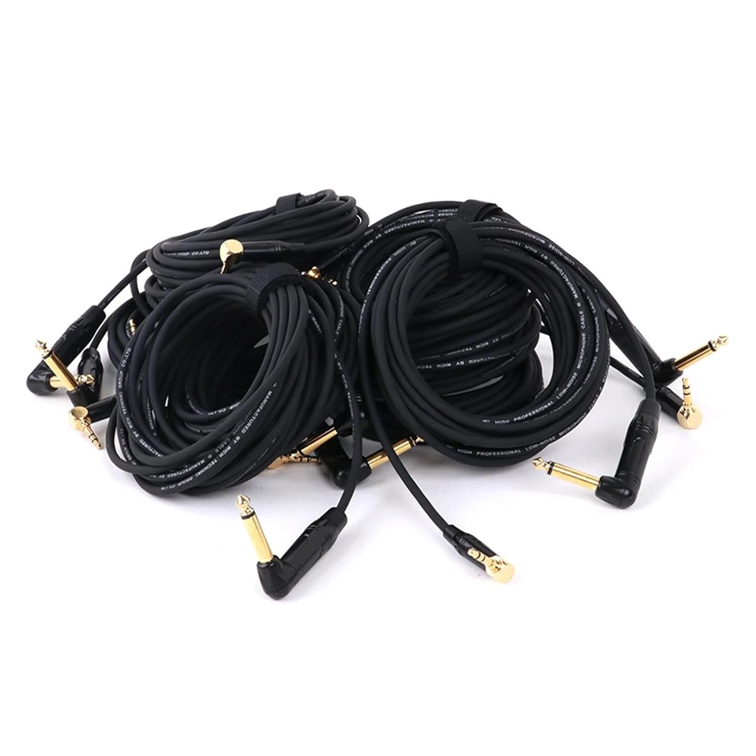 Guitar Audio Cable 1PC Gold Plate Right Angle 6.35 Mono to 3.5 Stereo Unbalanced Speaker Amplifier Cable for Guitar Keyboard‎ Cable(Black,10m)