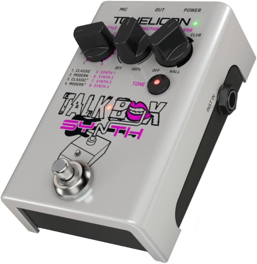 TC Helicon TalkBox Synth Guitar and Vocal Effects Processor