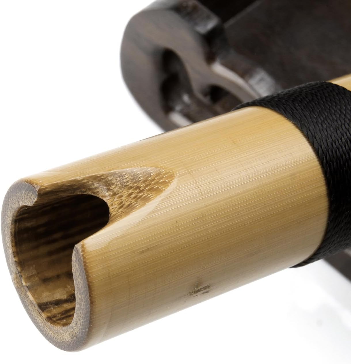 Handmade Natural Cane Flute Traditional in from Peru Musical Instruments Wind Bamboo Andean Quena Flute Textile Carrying Case (F key)