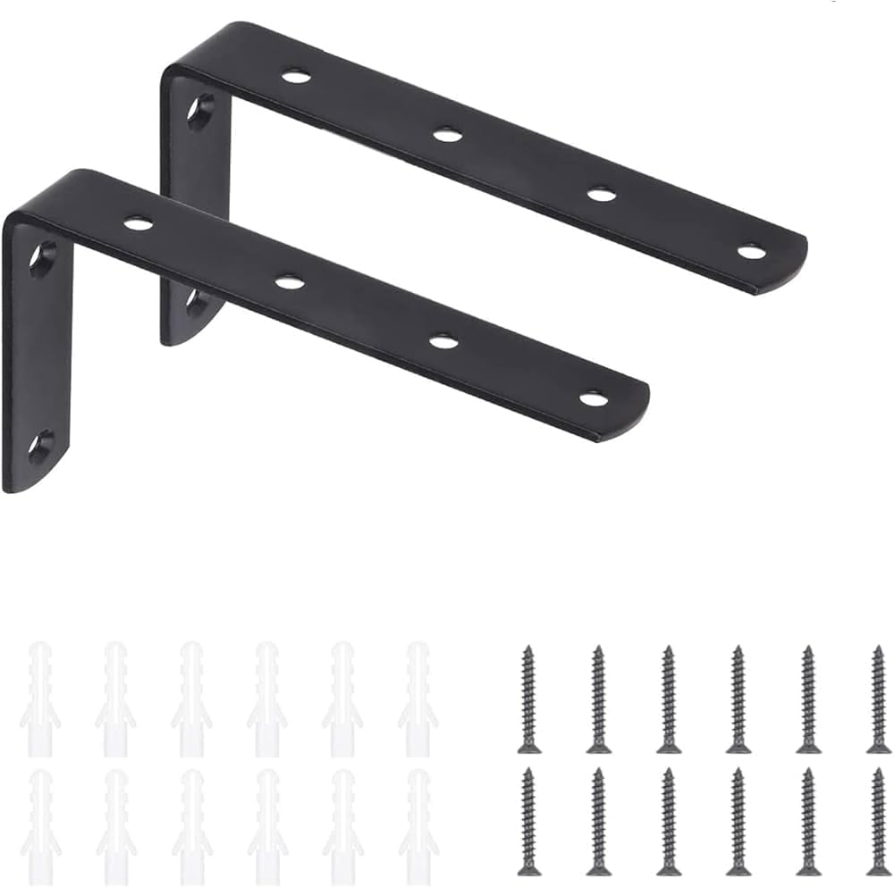 Finished Live Edge Wood Corner Shelf Wall Mount, Set of 2 Solid Acacia Wood, Corner Shelves with Brackets, Smooth- Durable - Attractive Shelves for Bedroom Living Room Bathroom Kitchen