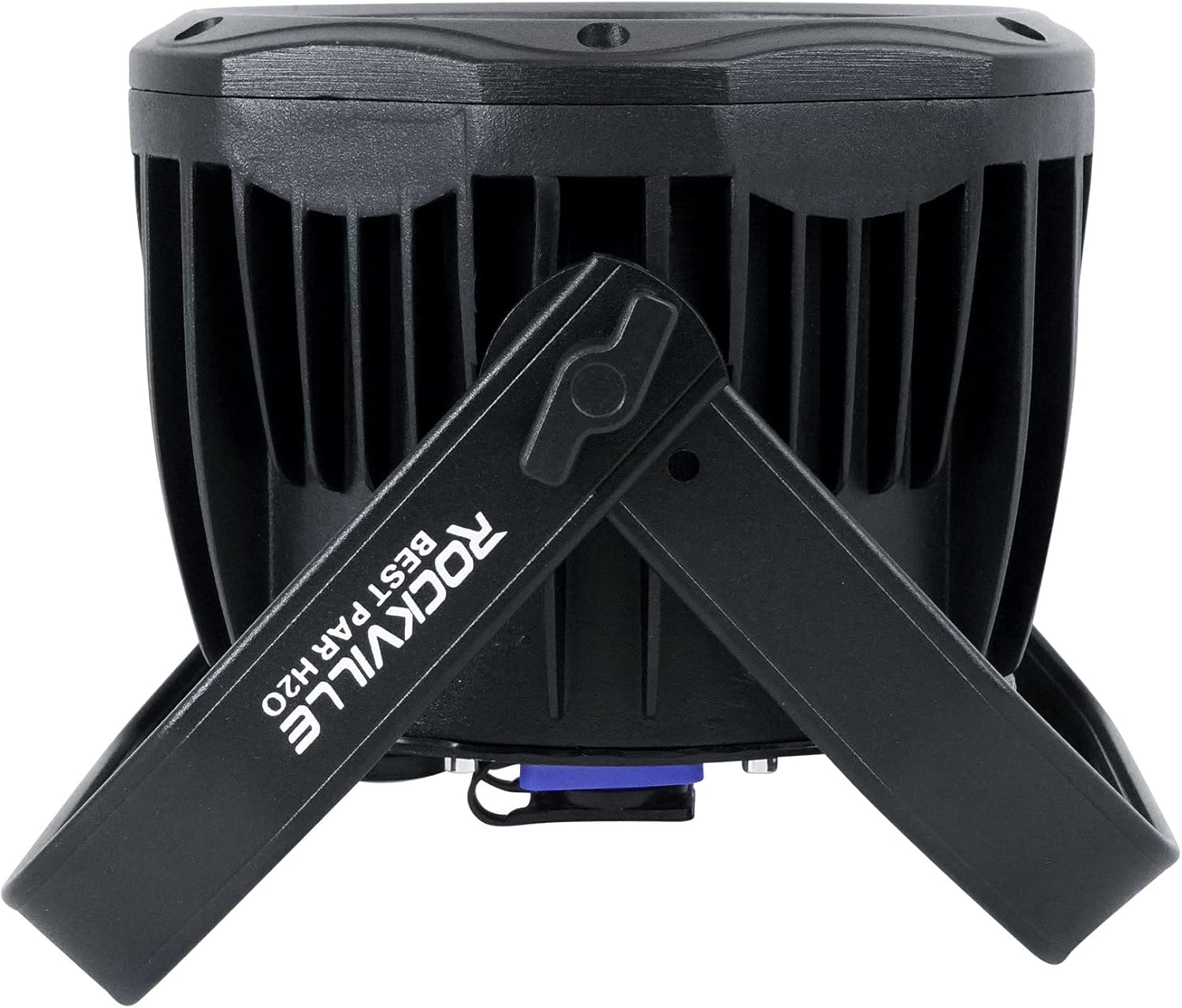 Rockville Best PAR H2O Bundle: (4) IPX54 Water Resistant RGBWA+UV Indoor/Outdoor Battery Par Lights, (2) RLB40 Padded Bags, ROCKFORCE W2 192-Channel Wireless DMX Lighting Controller, 7-Items