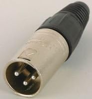 Neutrik NC6MX XLR Audio Connector, Silver Plated Contacts, Cable Mount, Metal Body, ROHS Compliant YES, Plug, 6