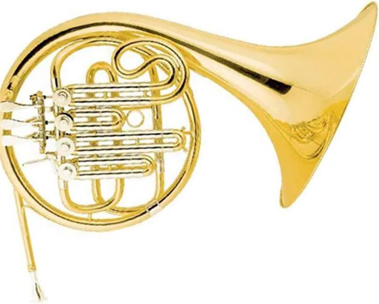 Brass French Horn Professional French Horn 4-Key Separated Stainless Steel Piston