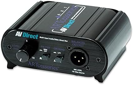 ART AVDirect 1-Channel Passive, Multiple Input Direct Box