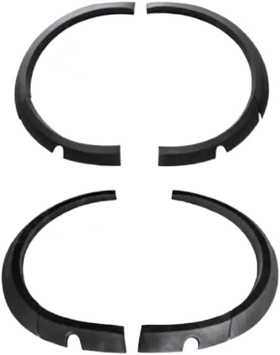 Unpainted Black Car Accessorise Side Wheel Eyebrow Car Protect Decoration Compatible for Tesla Model Y 2019-2024