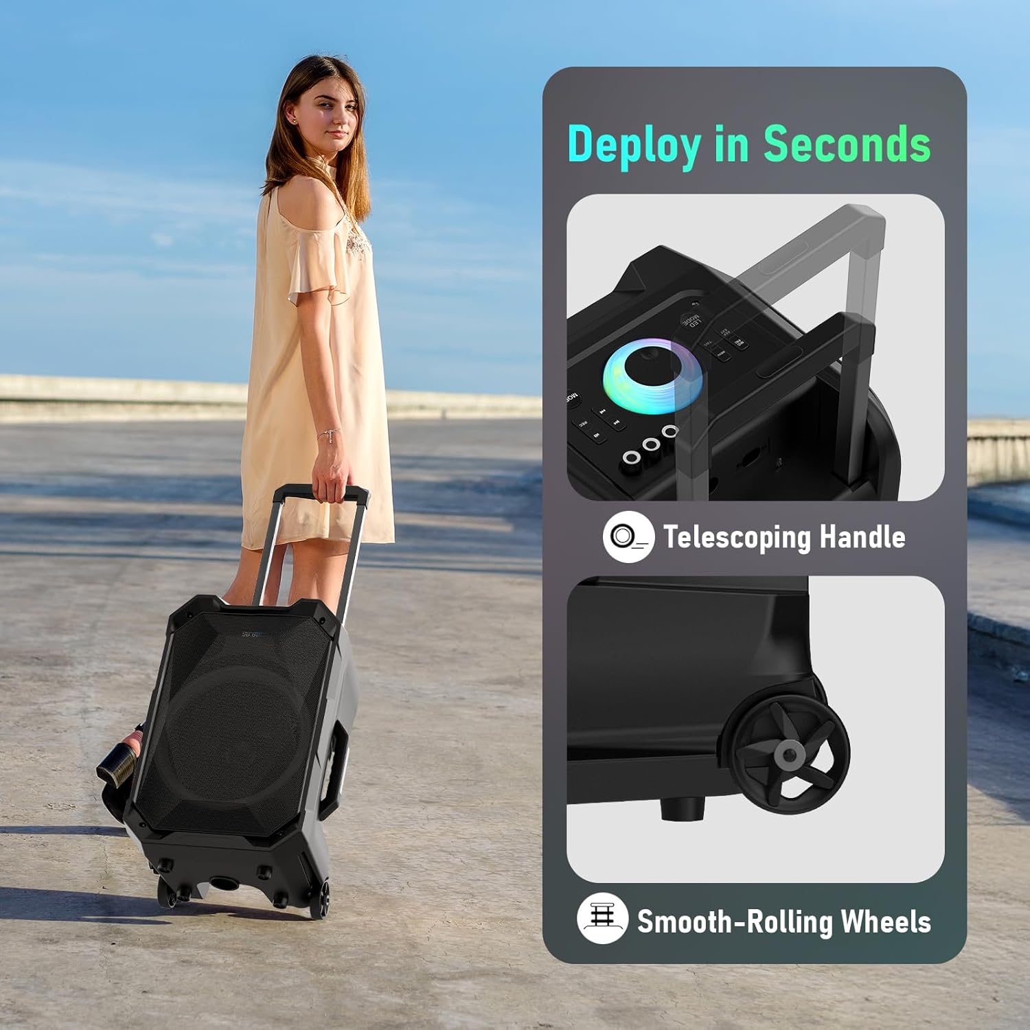 Portable Karaoke Machine for Adults, 12