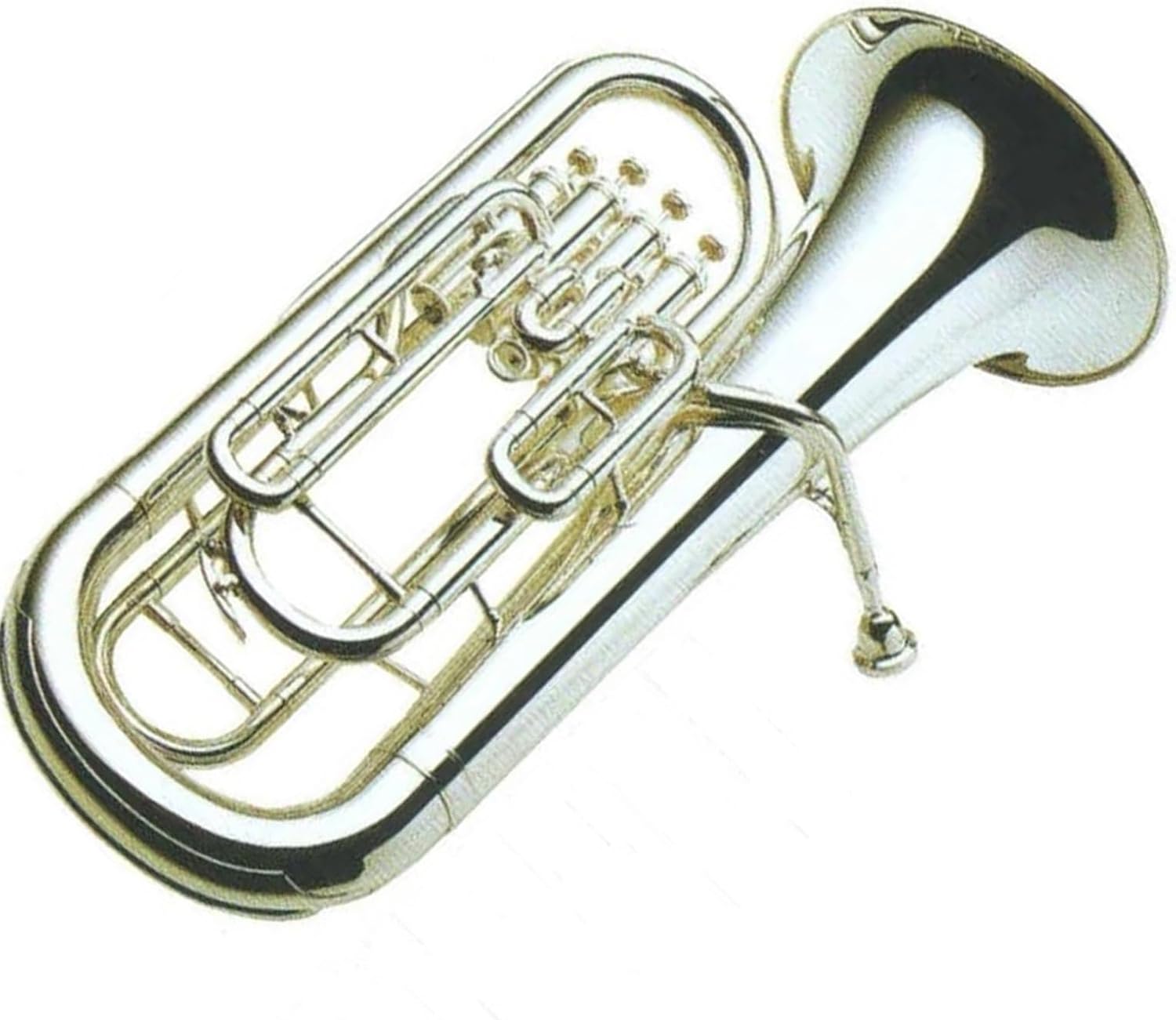 Beginner euphonium High-Grade Silver Plated Euphonium 4 Pistons