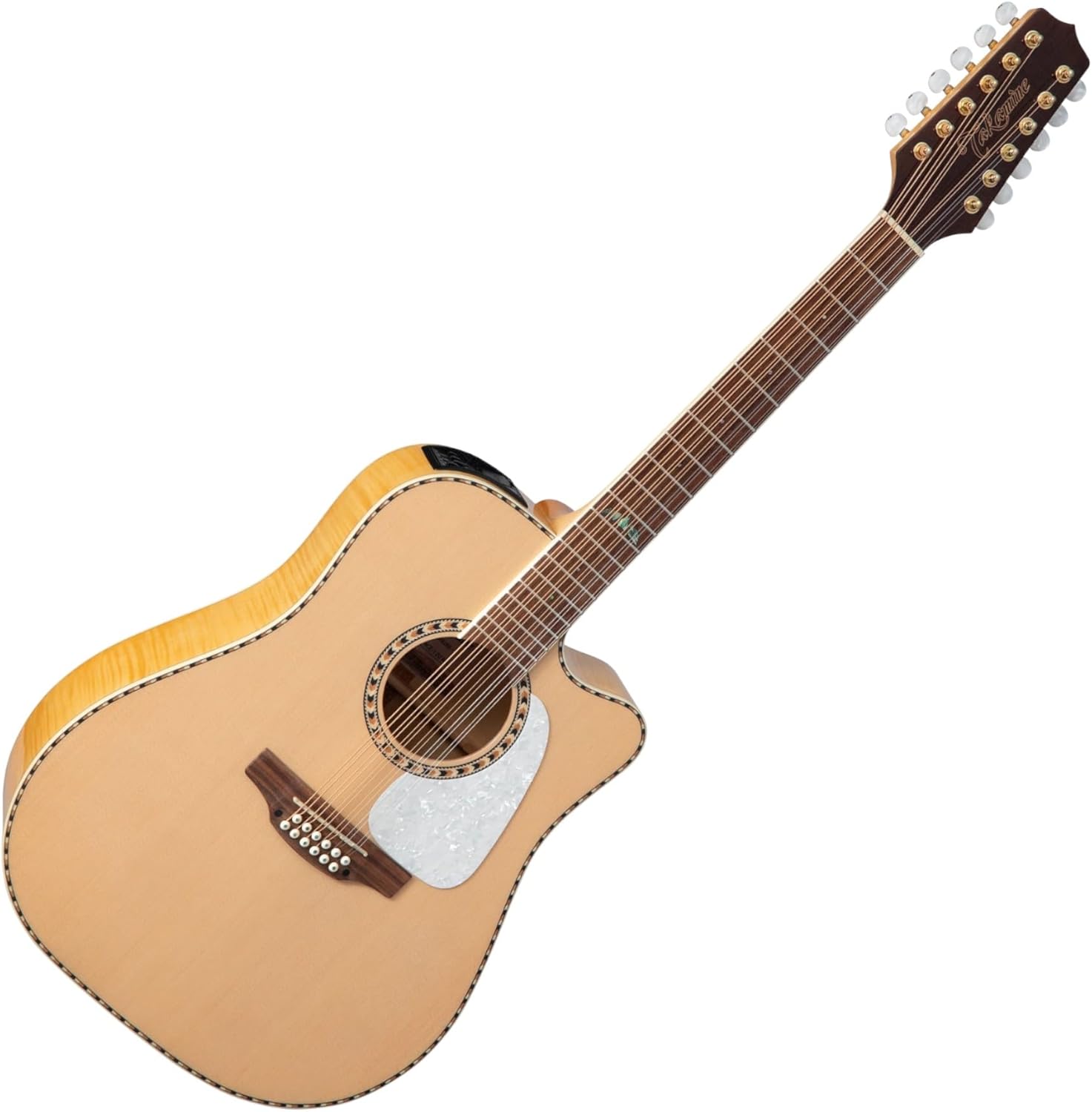 Takamine GD74CE Unison 12-string Acoustic-electric Guitar - Natural