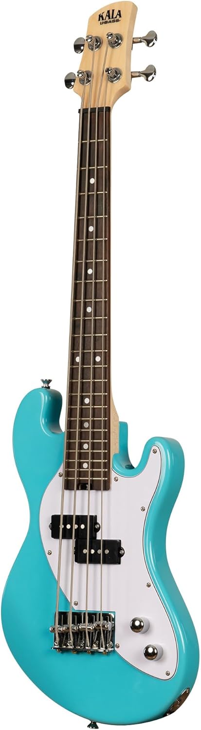 Solid Body 4-String Surf Blue Fretted U-BASS