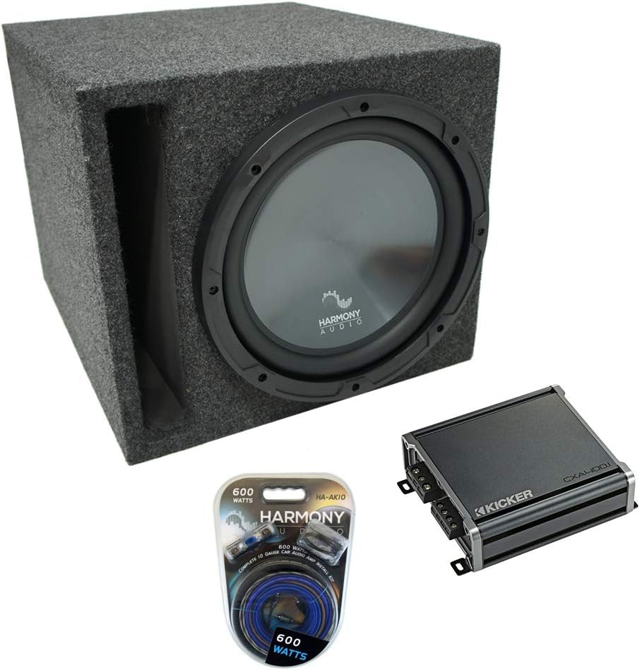 Harmony R104 Bundle with Universal Car Stereo Slotted S Port Single 10