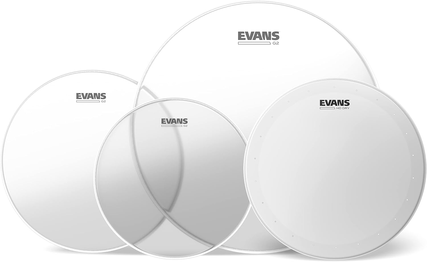 Evans Drum Heads - G2 Clear Fusion Pack (10