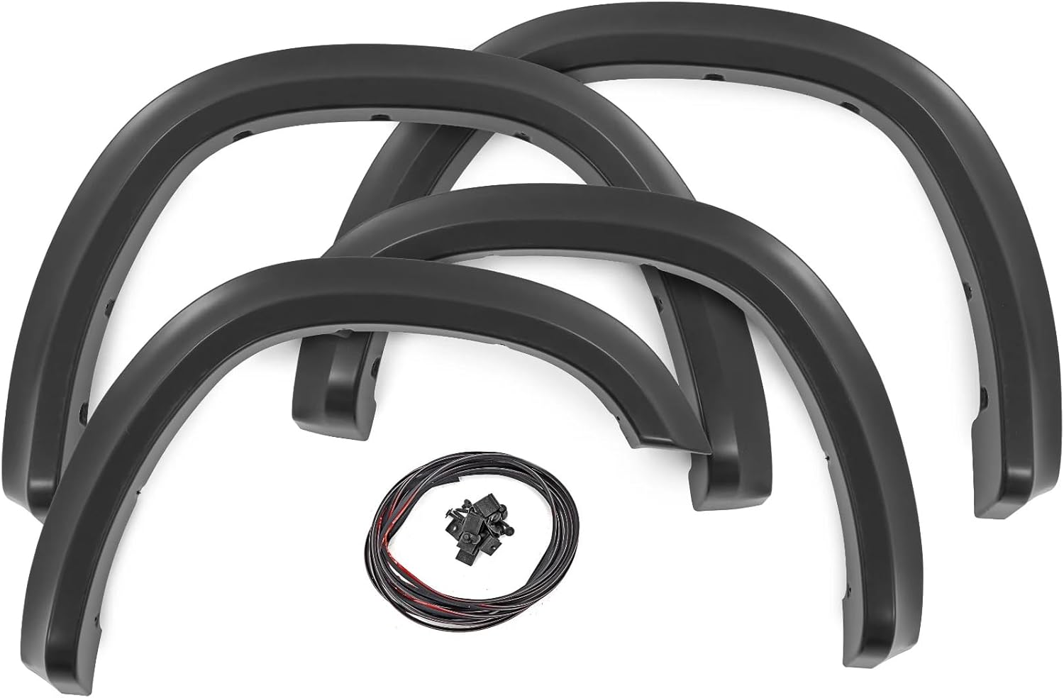 Rough Country Sport Style Fender Flares for Ram 1500 (2025-2026) - Durable ABS Flares, 1