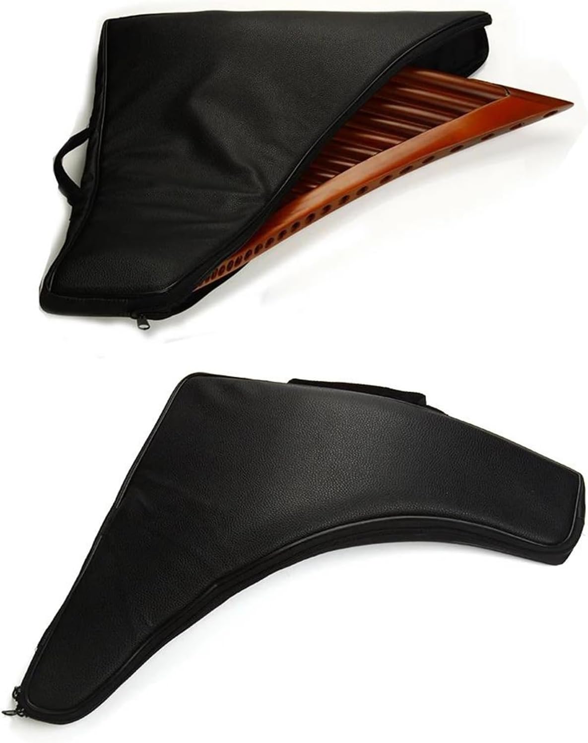 pan flute for beginners Handmade 25 Pipes Pan Flute C Key Pan Pipes Woodwind InstrumentTraditional Musical Instrument Pan Flute (Color : Right)