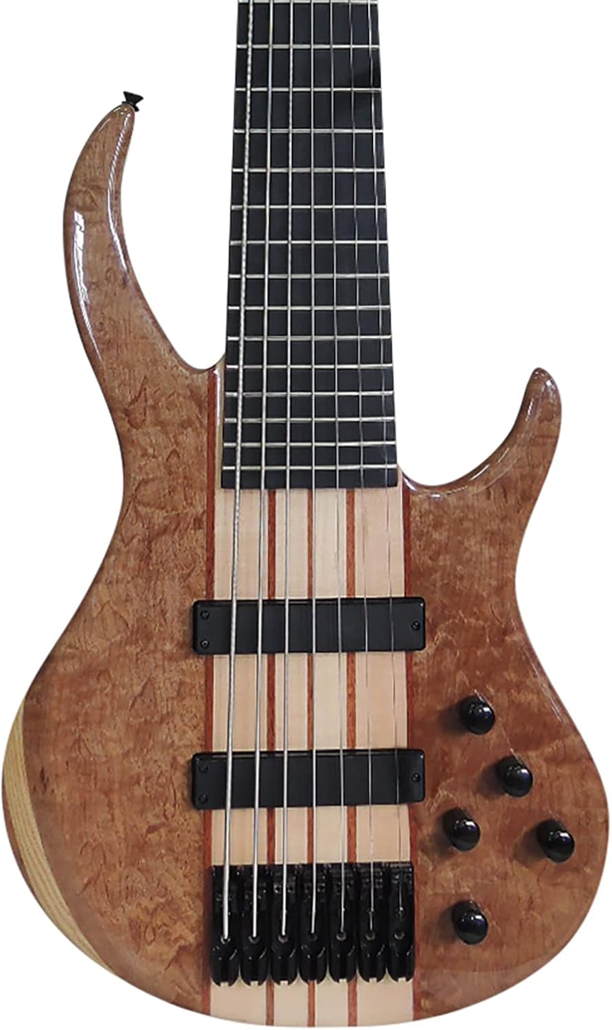 IYV IBSY-700 Neck-through Sycamore top Multi-ply 7-string Bass
