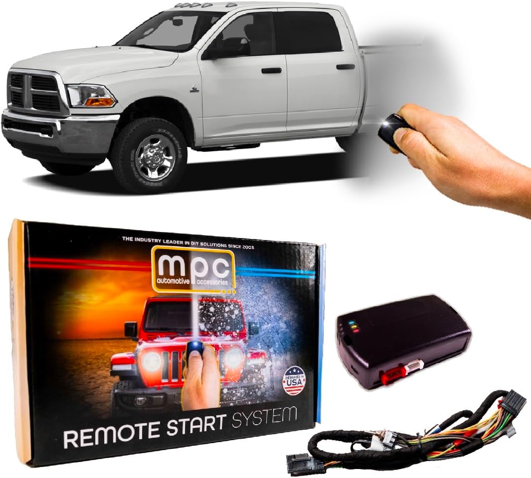 MPC Factory Remote Activated Remote Start Compatible with 2011-2012 RAM 3500 - Gas/Diesel - Plug & Play