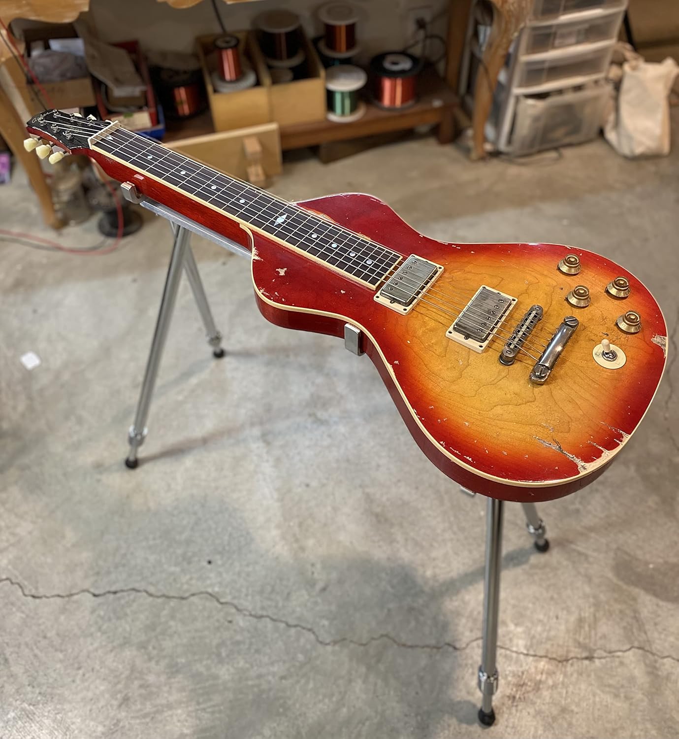 Electro Hawaiian ® Universal Lap Steel Guitar Stand - Adjustable Height, Fits Most Lap Steels!