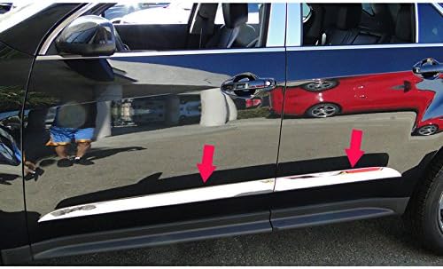 Upgrade Your Auto Body Side Molding Chrome Stainless Steel Trim for Chevy Equinox 2010-2012