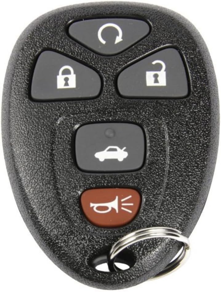KarParts360 for Saturn Sky 2010 Keyless Entry Remote Key Fob | 5 Buttons | Black