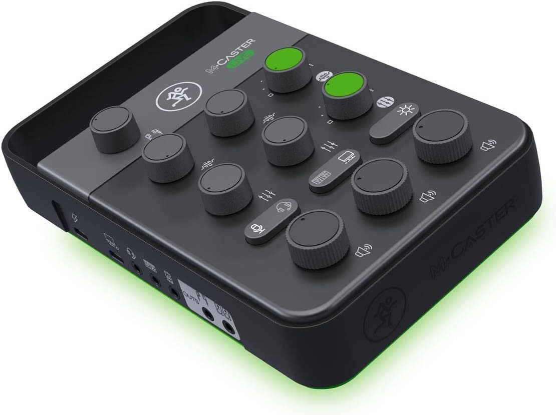 Mackie M-Caster Live Portable Live Streaming Mixer & Recording Interface - Black