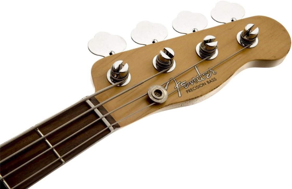Fender 138410701 Mike Dirnt Roadworn Precision Bass, RW, White Blonde