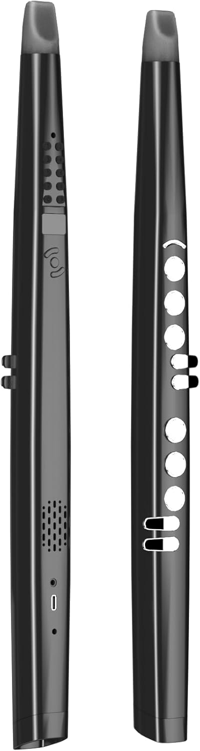 MINI Smart Electronic Blowpipe, with 13 Different Tones, Built-in Speakers, MIDI Interface, Rechargeable Battery, Portable Blowing Instrument Electric Blow Pipe