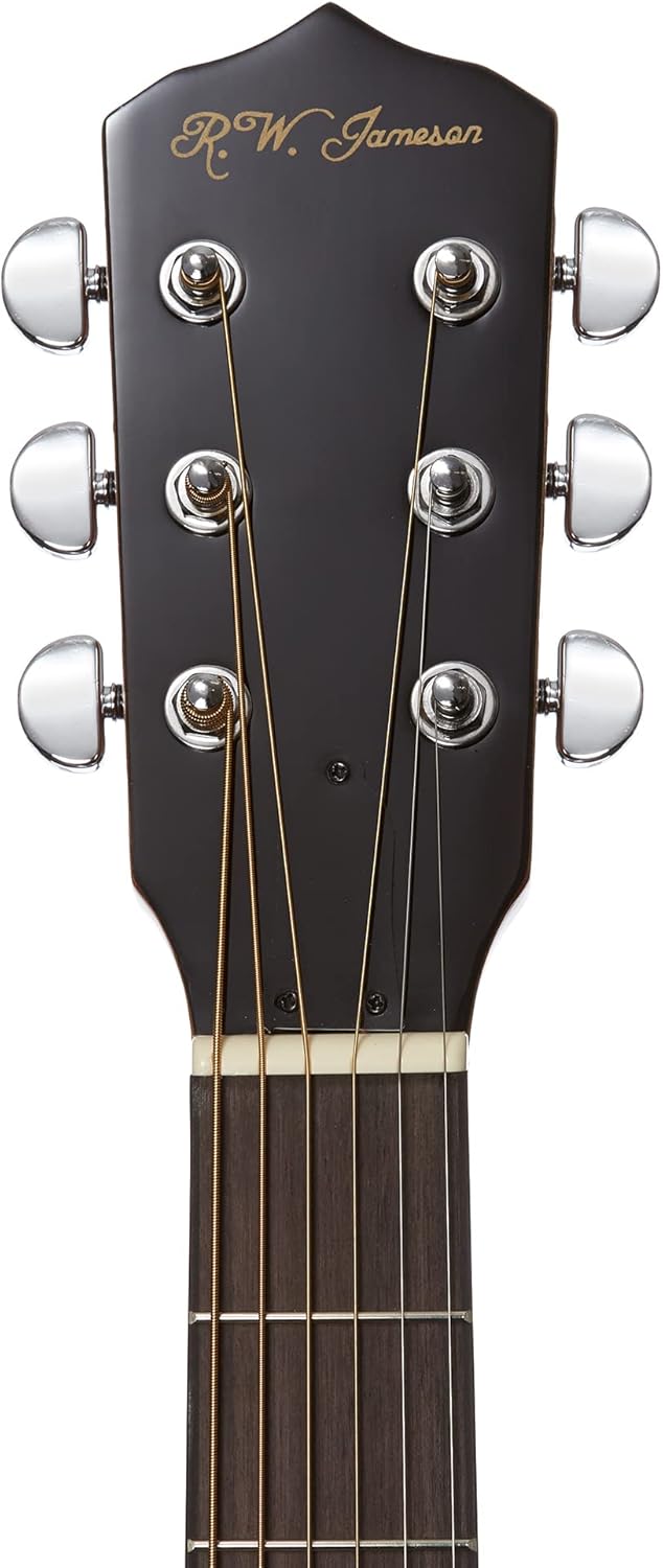 Jameson Guitars 6-String Banjo Guitar with Closed Back Resonator and 24 Brackets