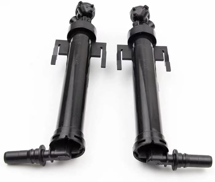 Car Headlight Washer Nozzle 1 Pair Headlight Gun Headlamp Washer Nozzle for 7 Series 740 G11 G12 2014-2018 61677430897 61677430898